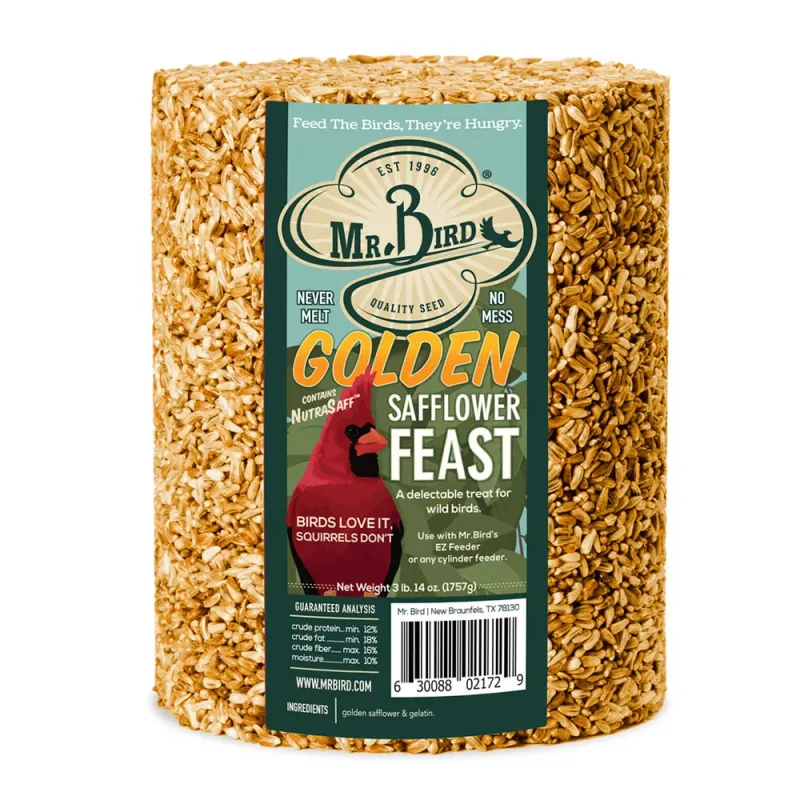 GOLDEN SAFFLOWER LARGE CYLINDER single