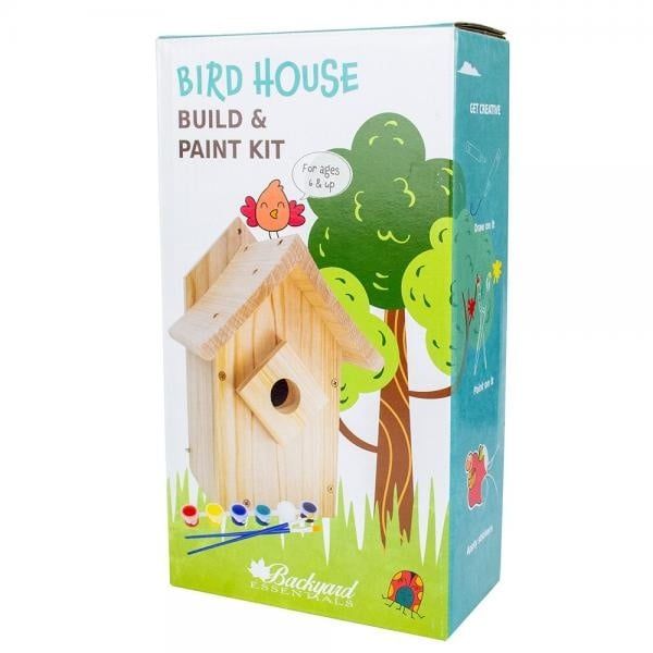 Kids Bird House Build &amp; Paint Kit