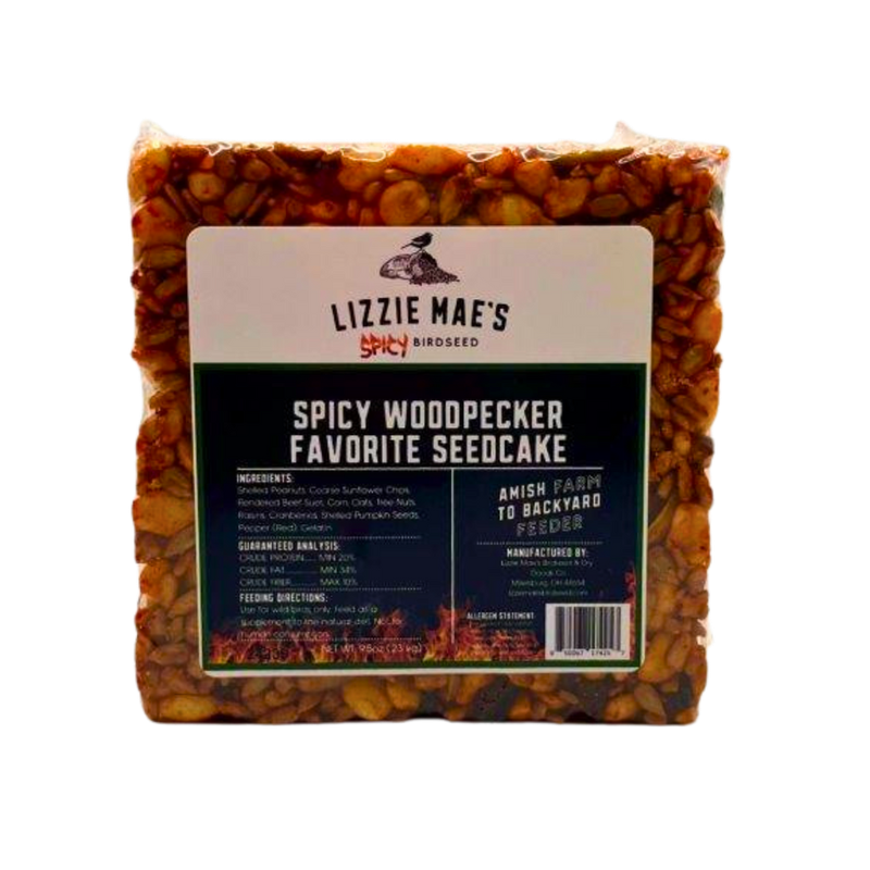 Spicy Woodpecker Small Seed Cake LM single