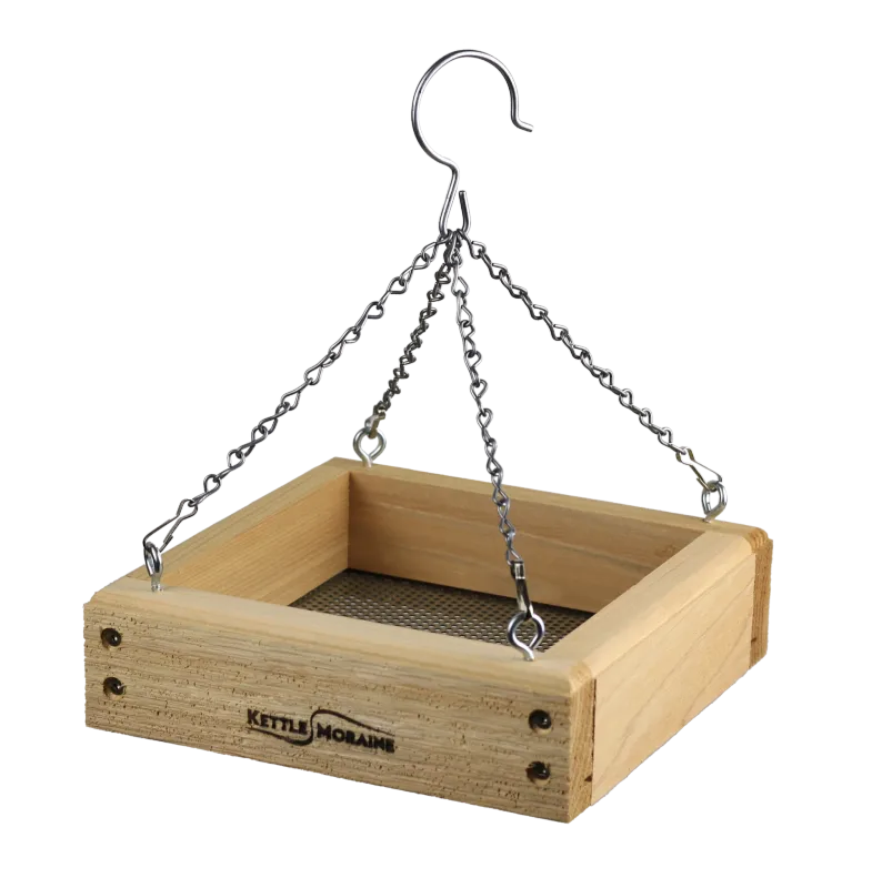 Small Cedar Tray Feeder
