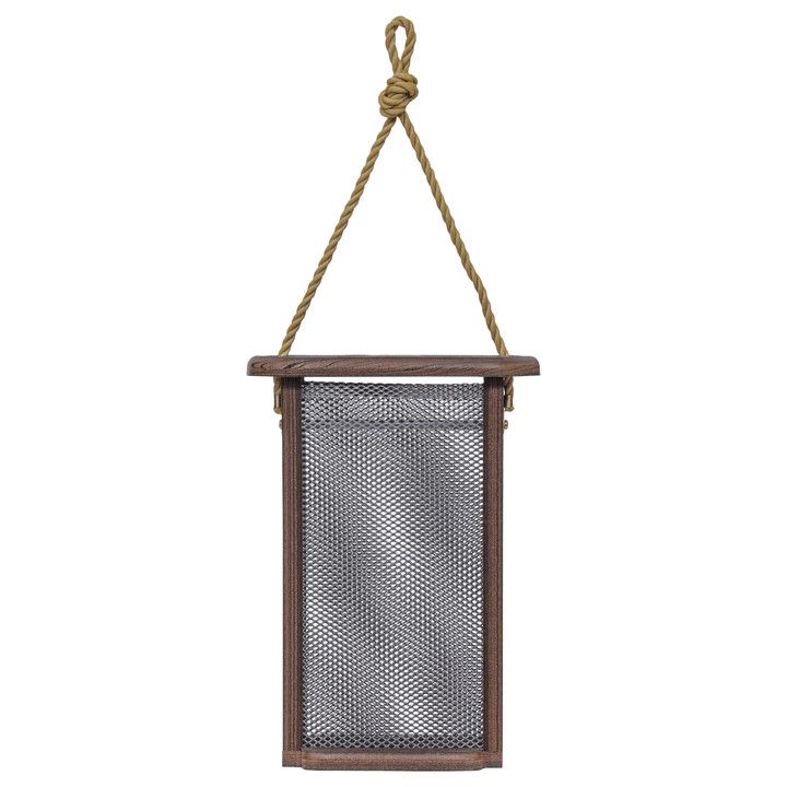 Tall Finch Feeder Spruce Creek Collection in Natural Teak Recycled Plastic