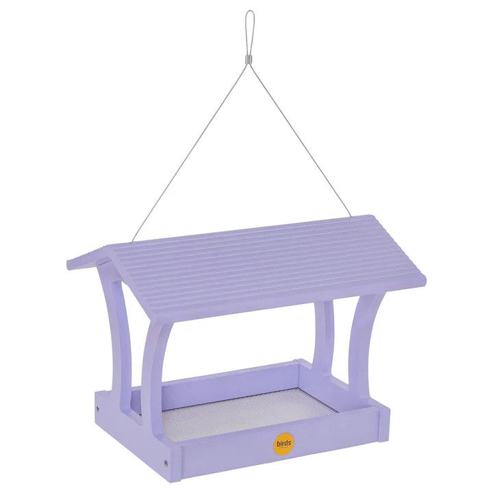 FLY-THRU BIRD FEEDER  Lavender RECYCLED