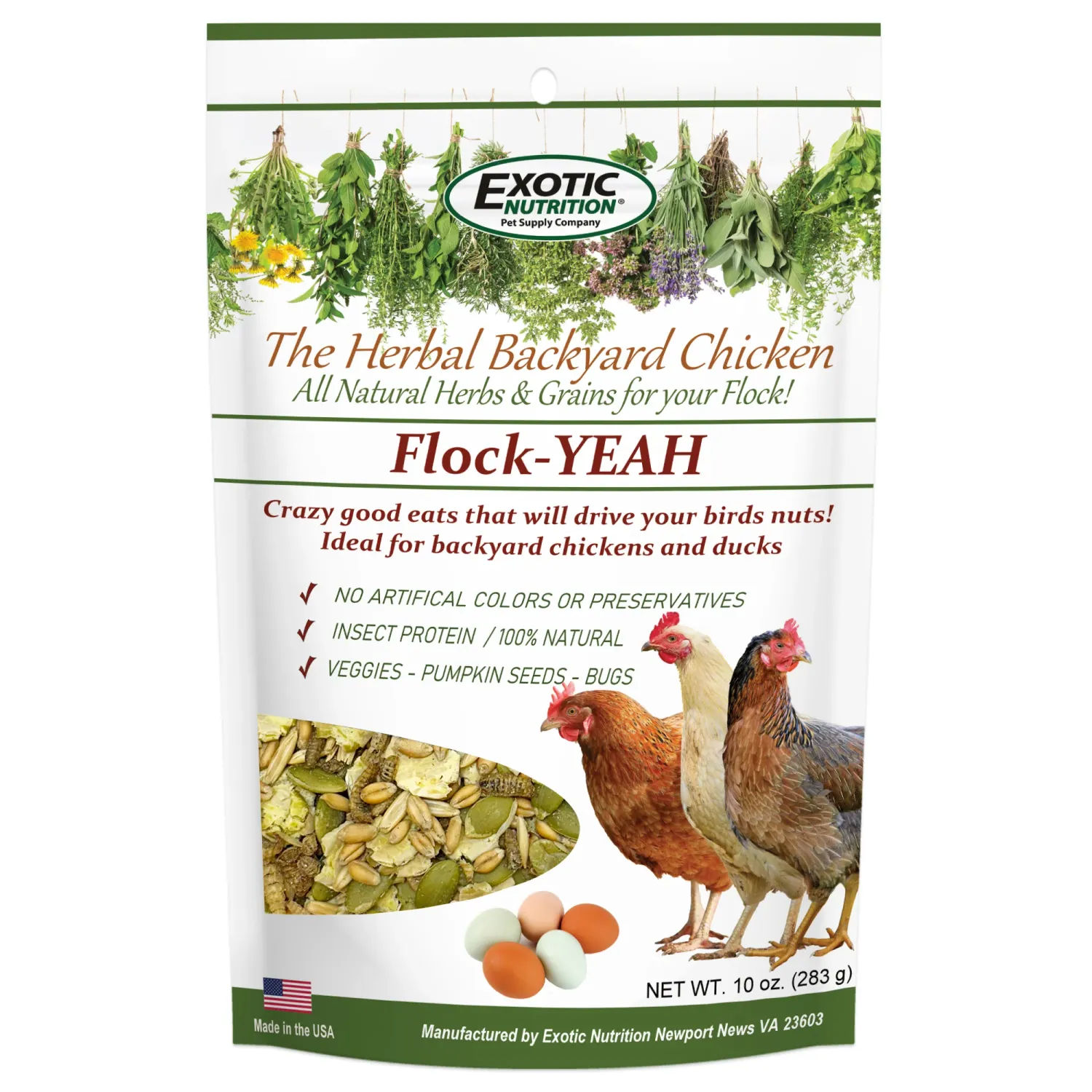 Flock-Yeah Backyard Chicken Treat 10 oz