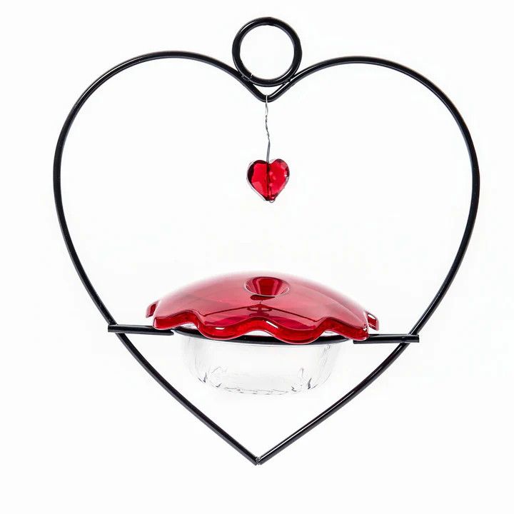 3 oz Hummingbird Feeder - Heart Shape
