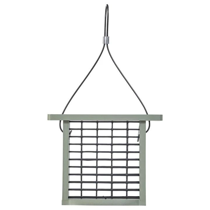 Recycled Plastic Suet Feeder in Sage Green