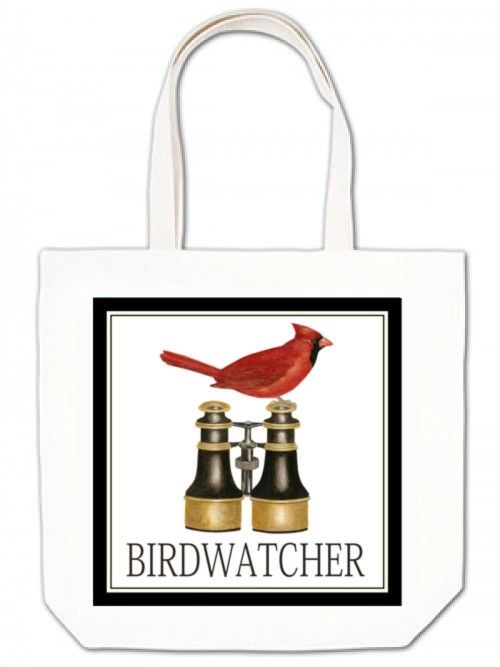 Large Tote 17-499C Birdwatcher Cardinal