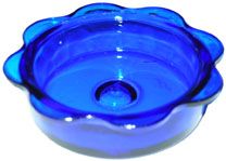 Glass Replacement Dish, Color: Blue