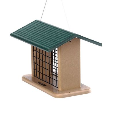 RECYCLED SEED AND SUET BLOCK FEEDER