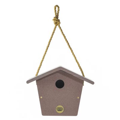 Wren House in Cinnamon Recycled Plastic 3/8