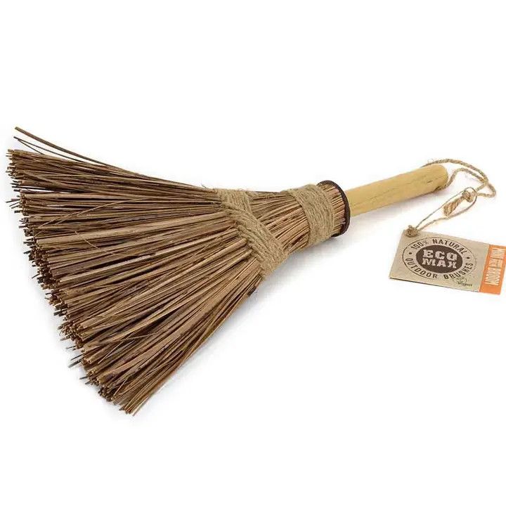 ECOMAX Mini Coconut Palm Broom - Handmade