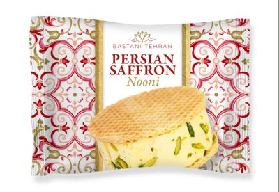 Nooni Persian Saffron Eis Creme Waffel