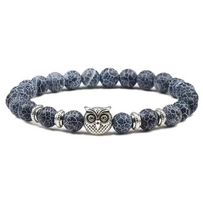 Owl Head Natural Blue Store Bracelet