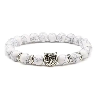 Owl Head Natural White Store Bracelet