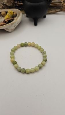 Groene Jade armband - 6 mm - Kinder