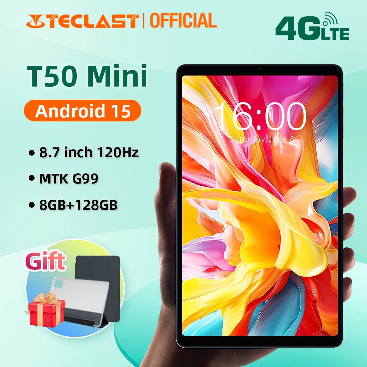 Teclast T50 Mini Android 15 Tablet 8.7&quot;