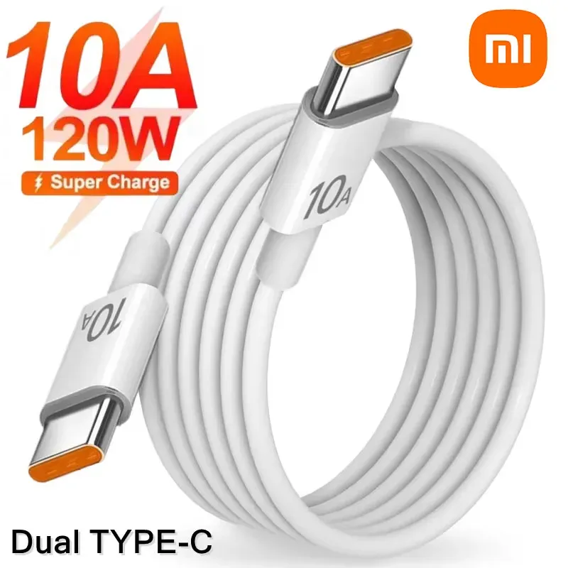 Xiaomi Mijia 120W usb-c to usb-c charge and data cable. 10W max.