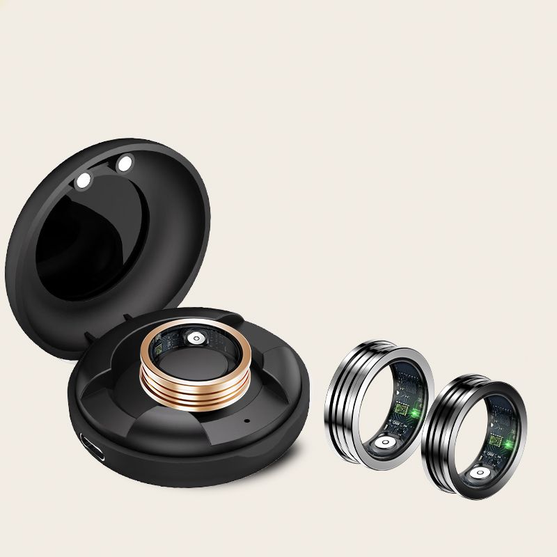 Mens Fluted Smart Ring