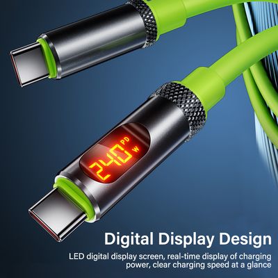 240W/100W/27W Fast Charging USB Type A/C To C/L Cable