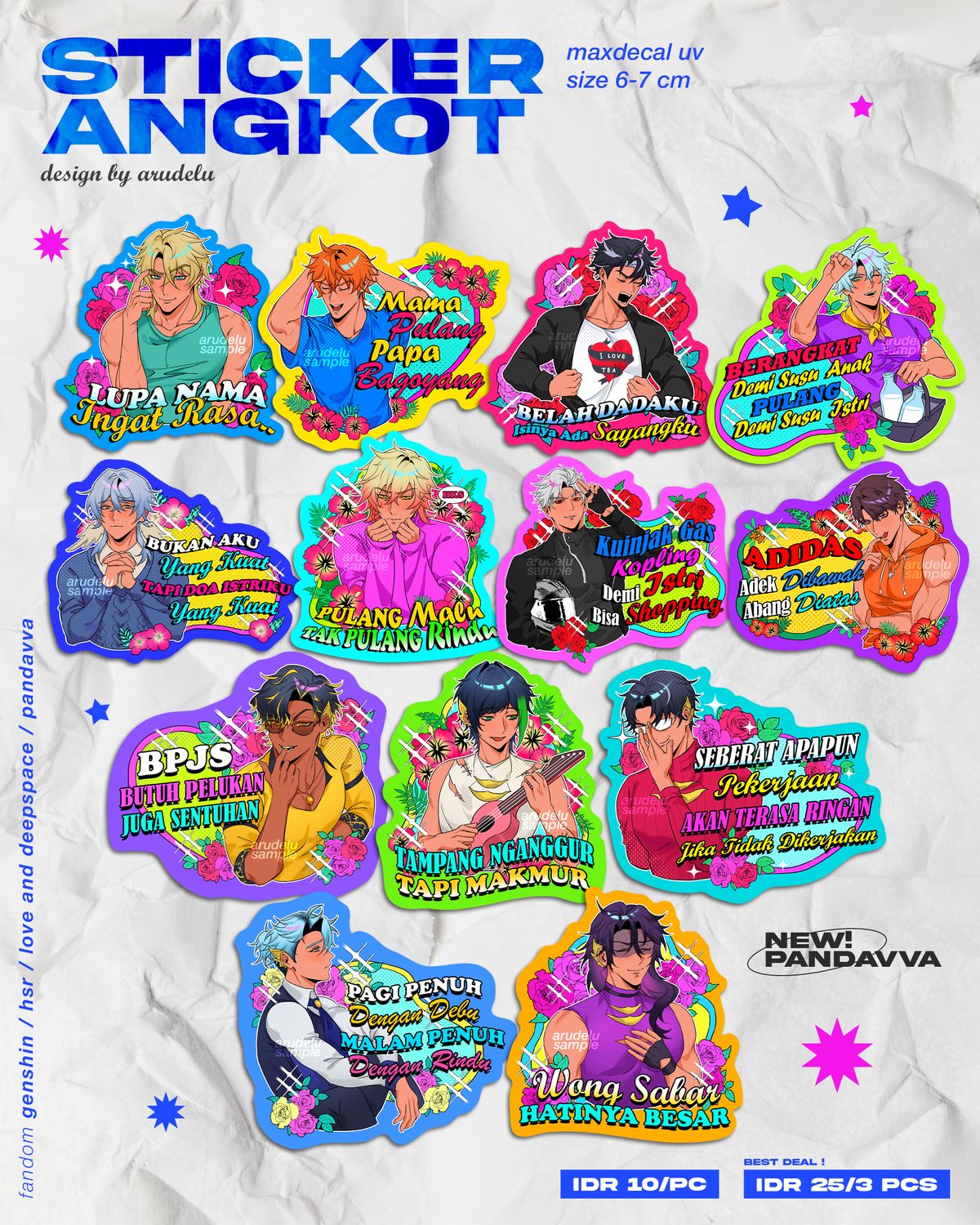 Sticker Angkot