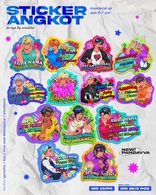 Sticker Angkot