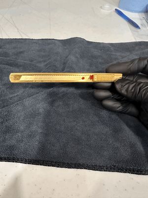 24K Gold Tint Knife