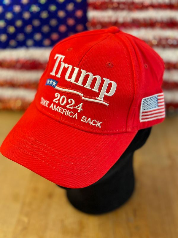 Trump 2024 Take America Back Hat In Red