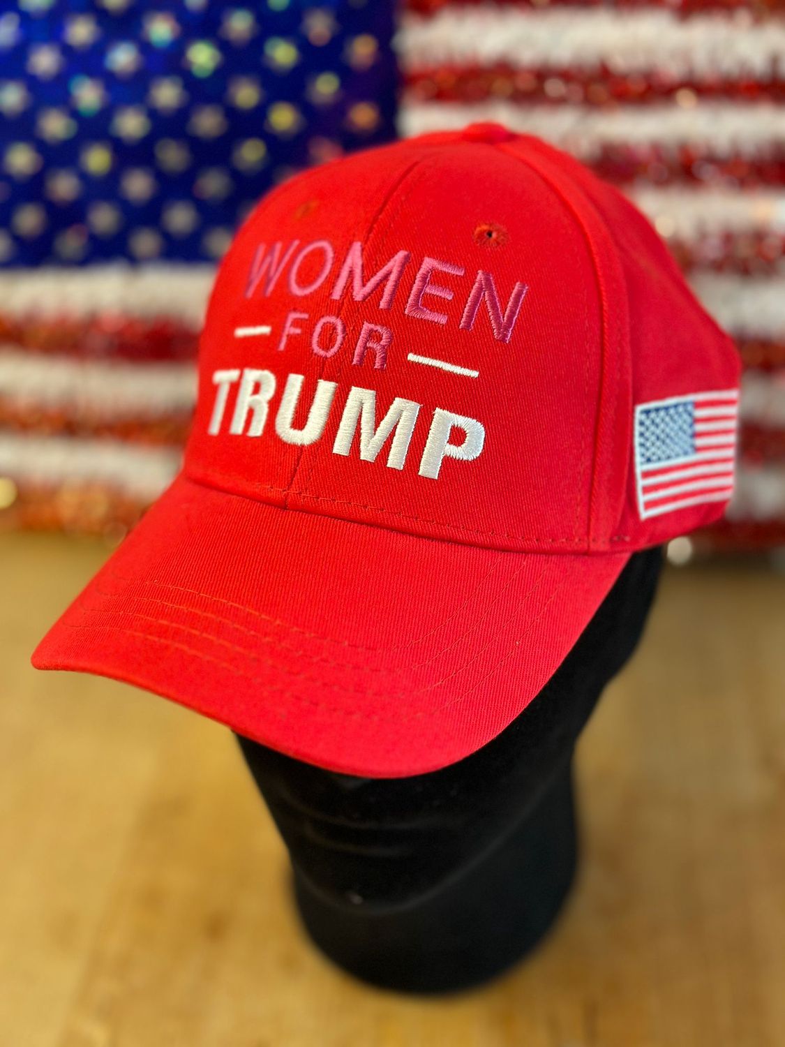 Women For Trump Hat In Red