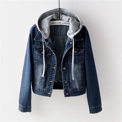 Short New Long-sleeved Slim-fit Hooded Jacket All-match Student Top