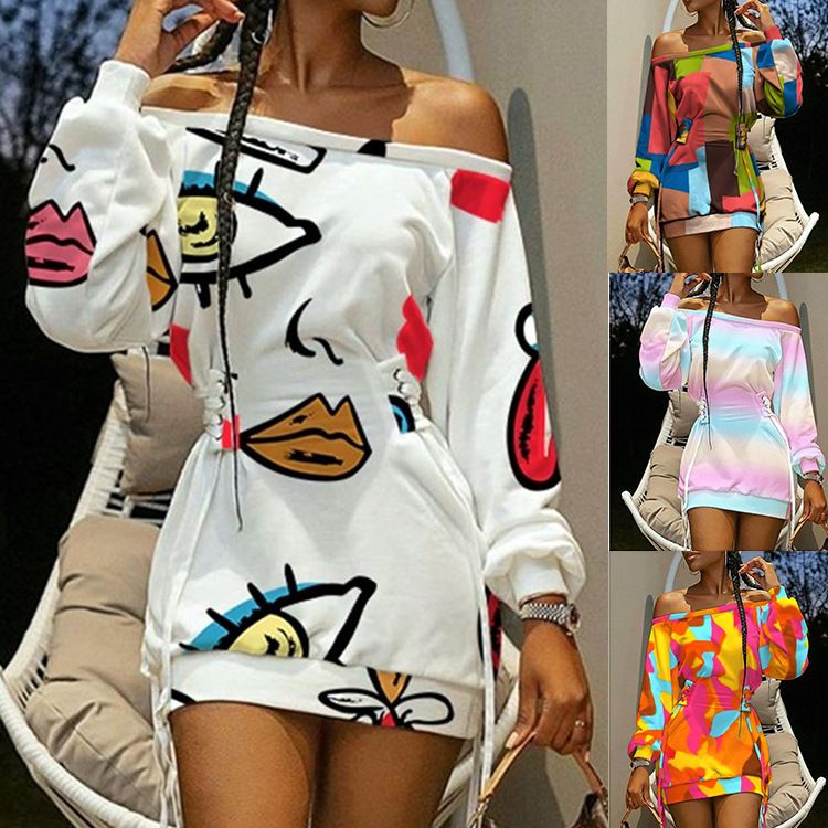 Long-sleeved Loose Dress