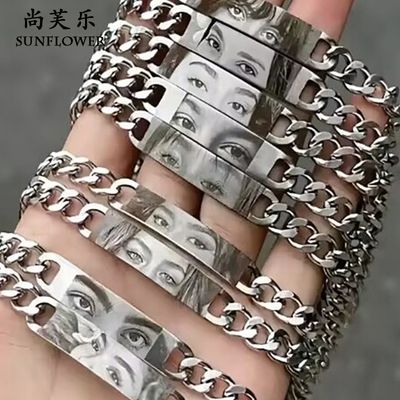 Personalized Trend Diy Laser Engraved Hot Stainless Steel Lovers