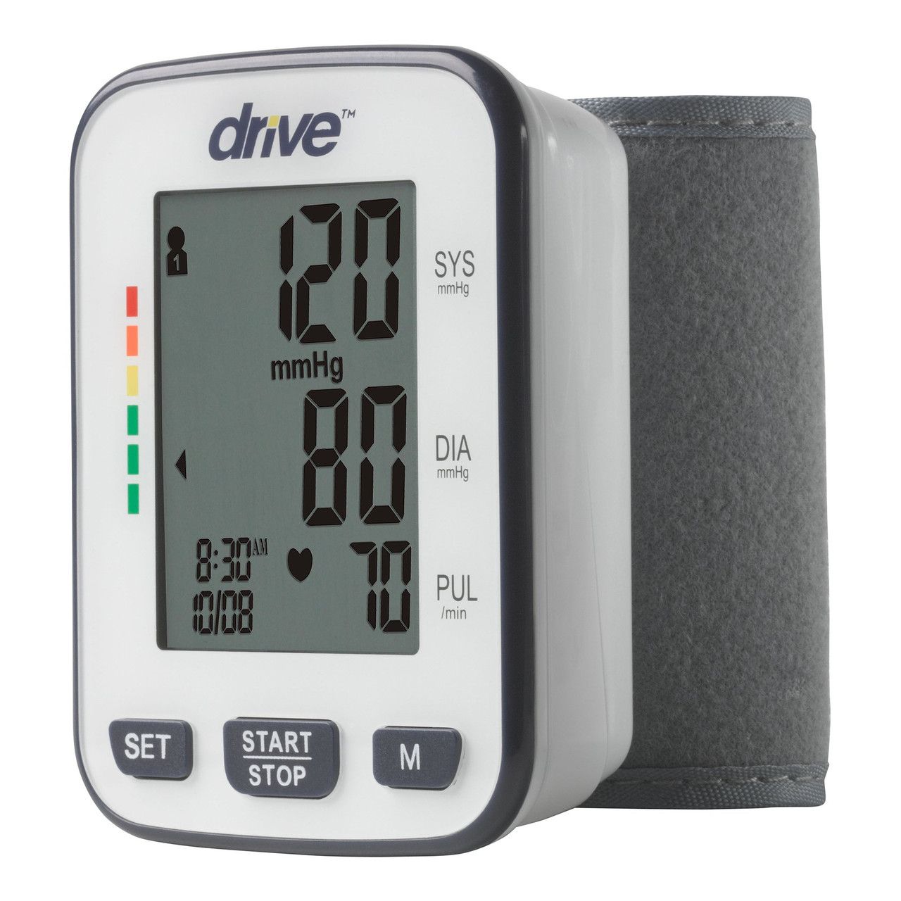 Home Automatic Digital Blood Pressure Monitor Drive™ Medium Cuff Cloth Fabric Cuff 13 - 22 cm Wrist