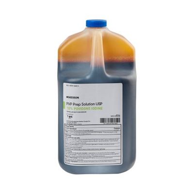 Skin Prep Solution McKesson 1 gal. Jug 10% Strength Povidone-Iodine Non Sterile