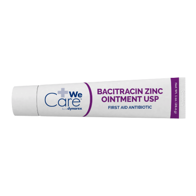 First Aid Antibiotic Dynarex® Bacitracin + Zinc Ointment, 1 oz. Tube