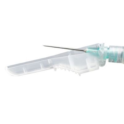 Safety Hypodermic Needle McKesson Prevent® 1 Inch Length 18 Gauge Thin Wall Hinged Safety Needle. Box of 100