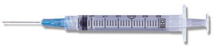 Standard Hypodermic Syringe with Needle PrecisionGlide™ 3 mL 1 Inch 21 Gauge Non Safety Thin Wall. Box of 100