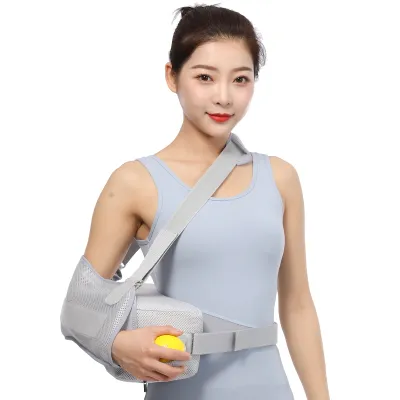 Adjust Arm Sling With Shoulder Abduction Support Pillow, Orthopedic Medical Arm Sling for Shoulder Surgery. Universal