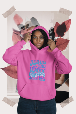 Faith Forward, Jesus Is The Way Unisex Hoodie