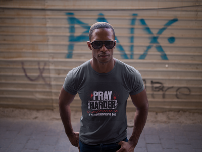 Faith Forward, Prayer Harder Unisex T-Shirt