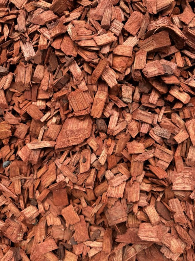 Red Dyed Wood Chip m³