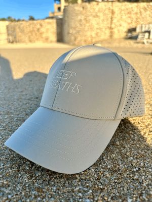 Deep Breaths Embroidered Hat