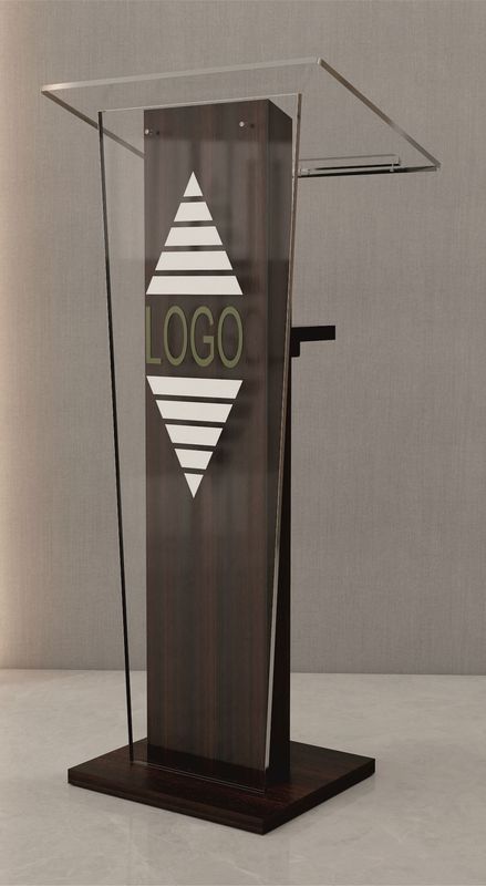 Atril madera y metacrilato