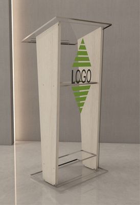 Atril de madera y metacrilato