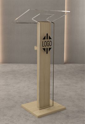 Atril madera y metacrilato