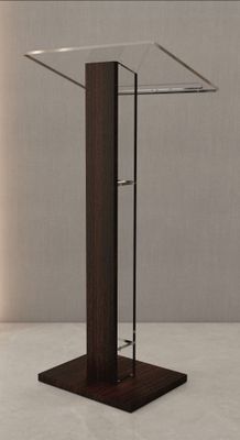 Atril de metacrilato y madera