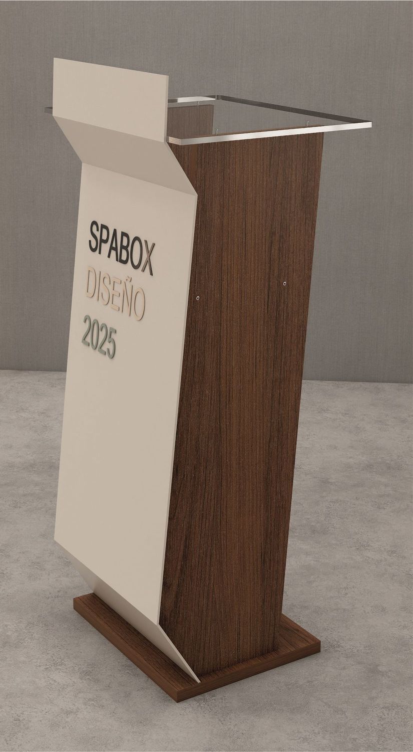 Atril AT59 Atril madera y metacrilato