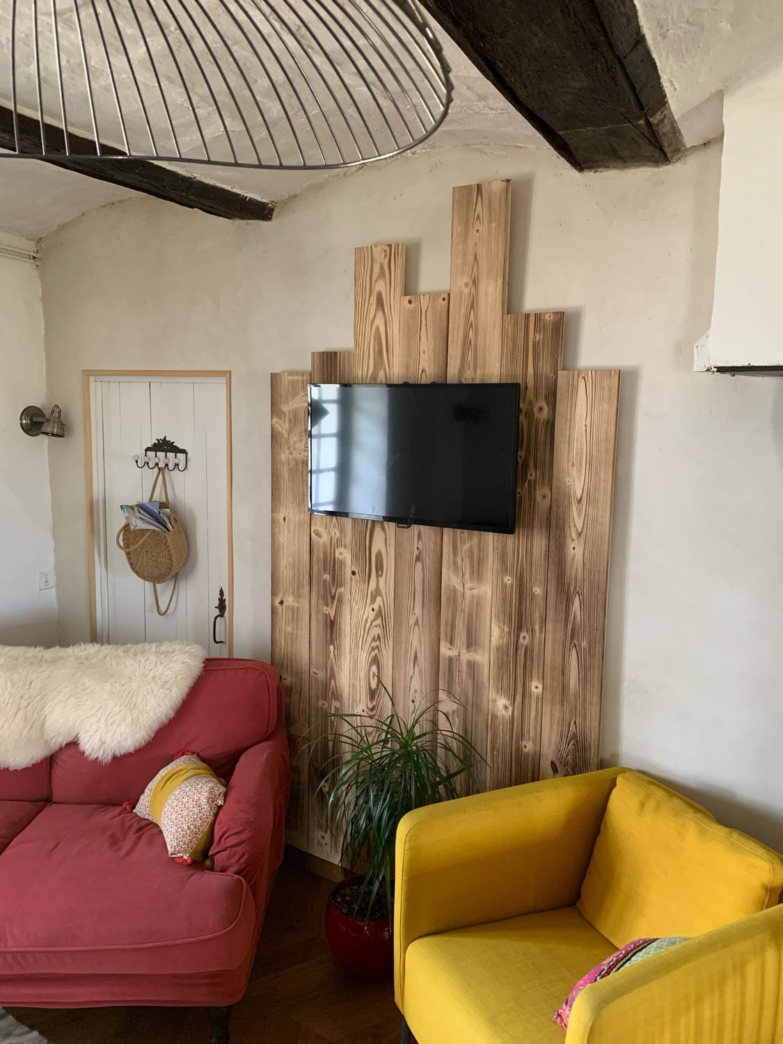 Bardage intérieur sapin brossé /brûlé - 39.90€ / m2