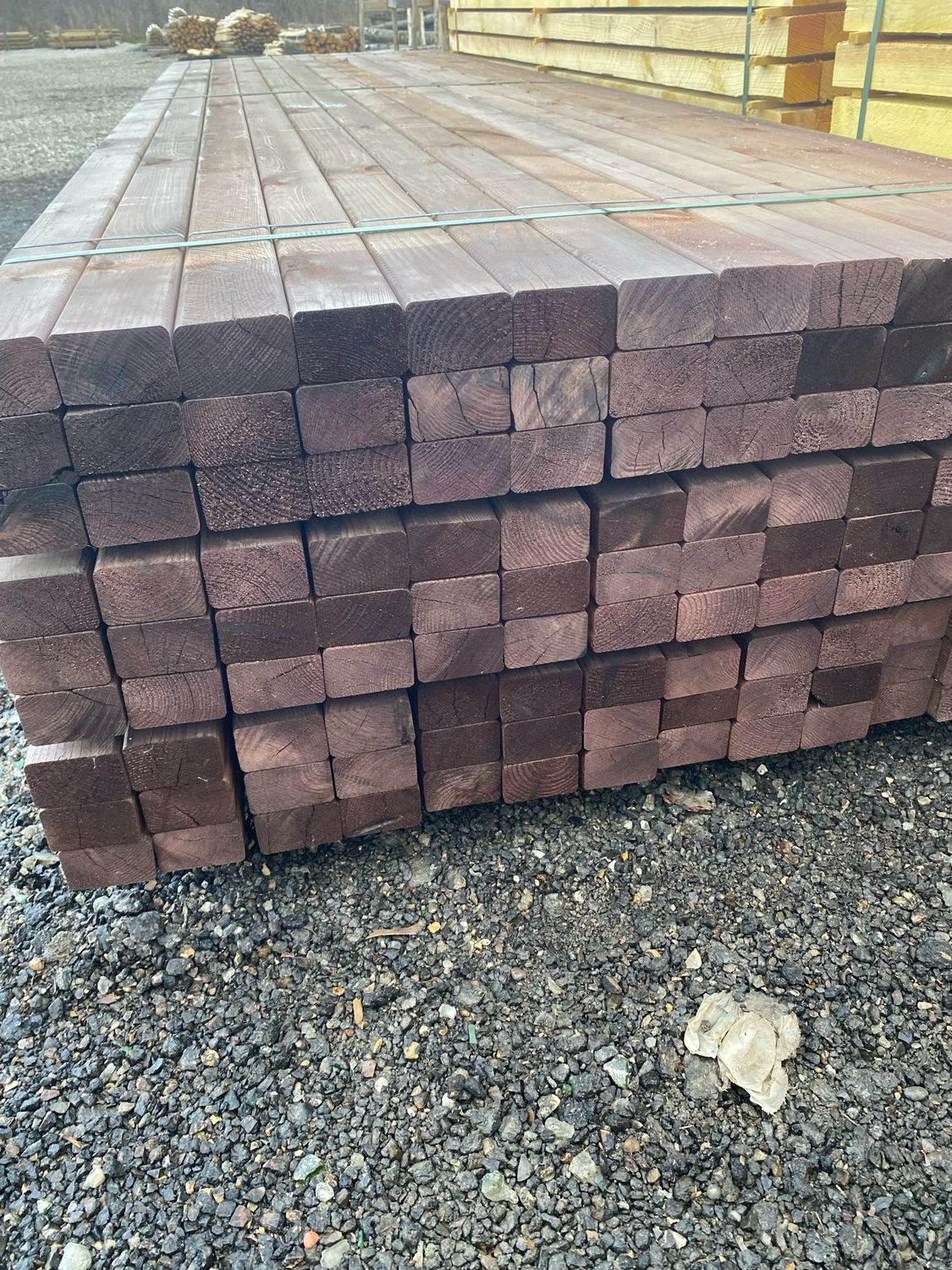 Lambourde 45x70 pin raboté long 3.60m