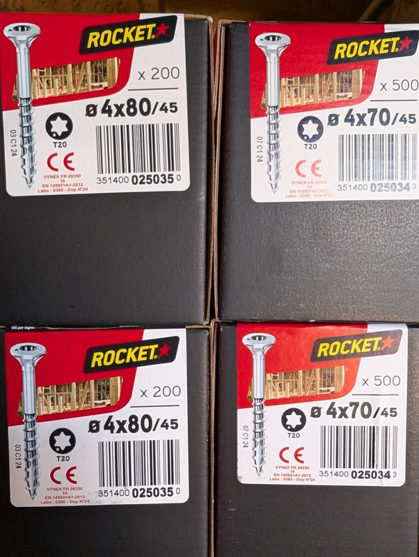 Vis zinguée TF Etoile ROCKET