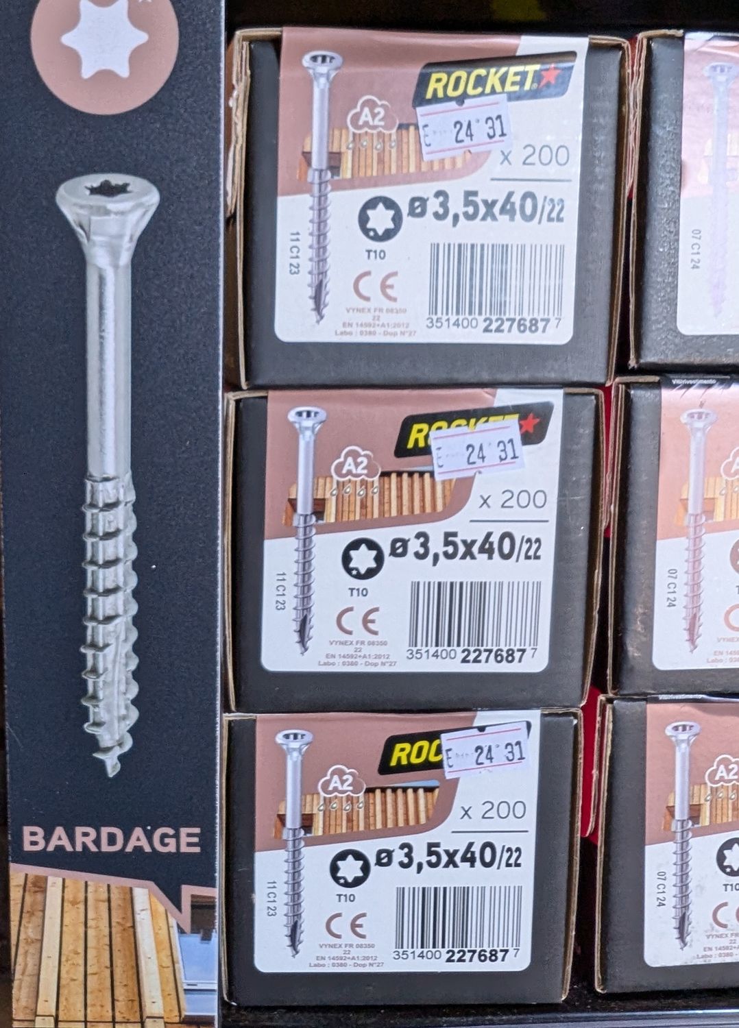 Vis bardage ROCKET