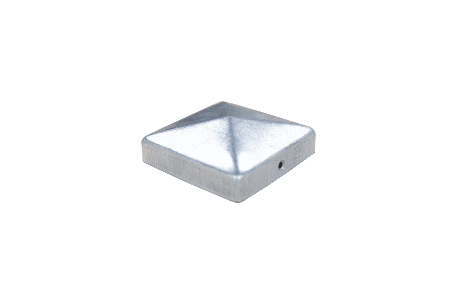 Chapeau de poteau galvanisé 9 x 9 cm